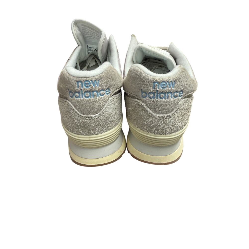 New Balance 574 Moonrock Chrome Blue Women 10 Casual Lifestyle Shoes WL574GQ2-B - Picture 4 of 8